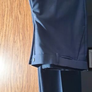 Express Relaxed Blue Dress Pants